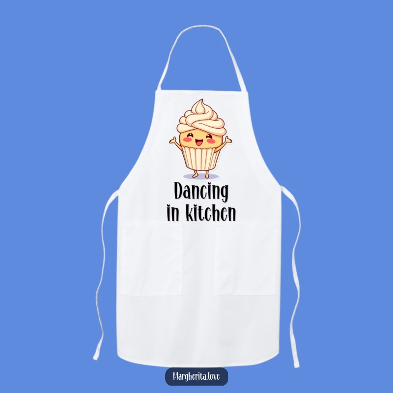 Funny Cupcake Apron: Dancing Frosting Chef, Hilarious Kitchen Fun
