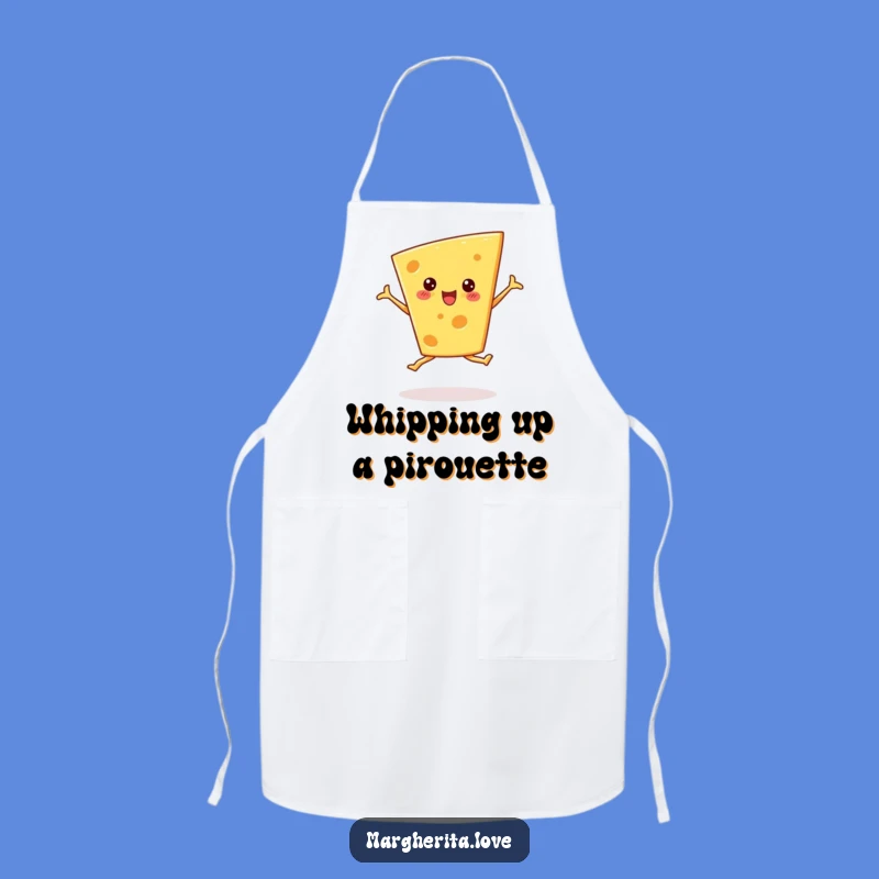 Funny Cheese Pirouette Apron: Cook with Cheesy Ballet Flair