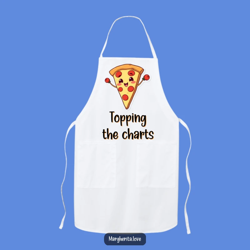Funny Pizza Juggling Pepperoni Apron - Cook with Delicious Flair!