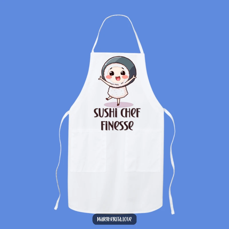 Funny Sushi Pirouette Apron: Cook with Elegant Flair