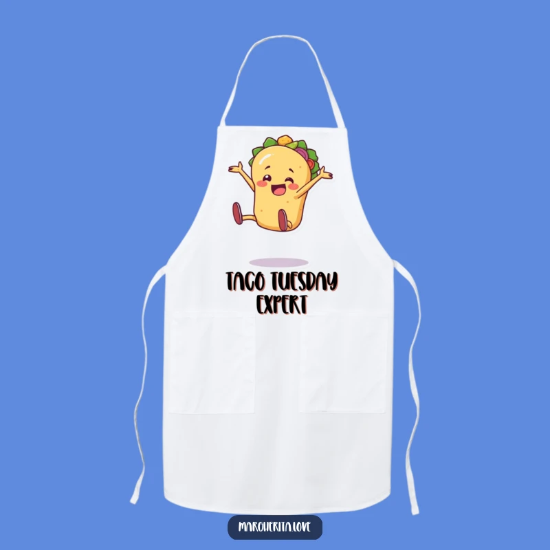 Funny Taco Apron: Cartwheel Chef - Hilarious Kitchen Wear