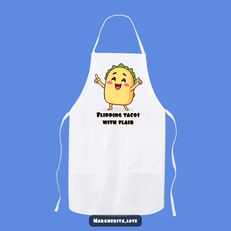 Funny Taco Victory Dance Apron - Cook with Festive Comedy!