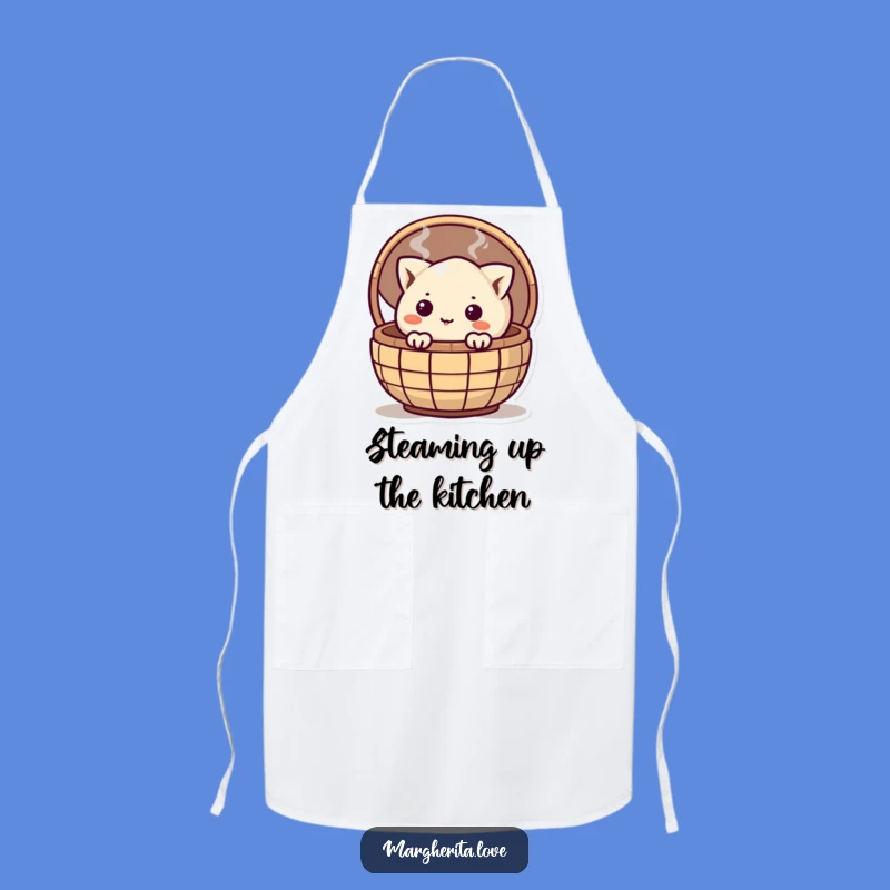 Funny Dumpling Apron: Cook with Curiosity and Charm