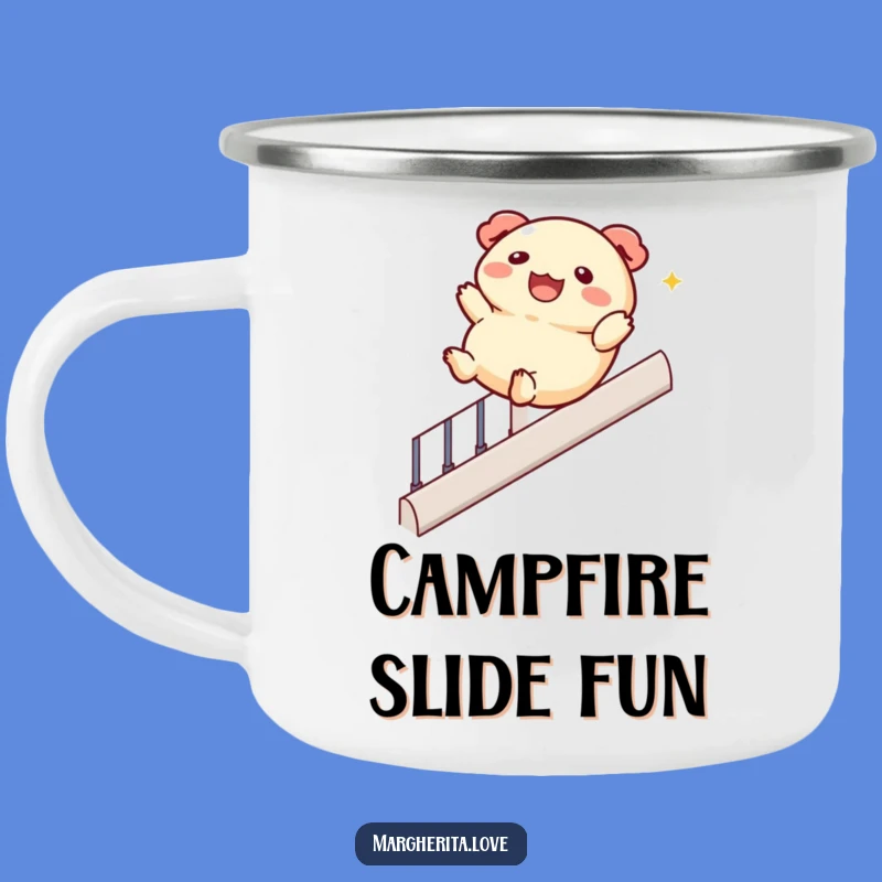 Funny Dumpling Sliding Camping Mug: Your Adventure Companion