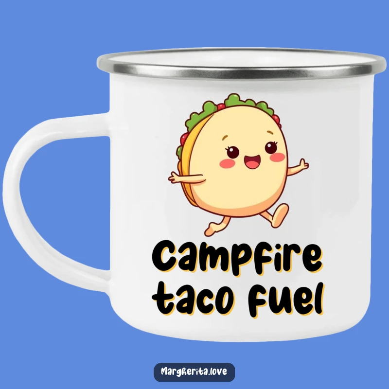 Funny Taco Jump Camping Mug: Enjoy Your Adventures with This Hilarious Outdoor Companion!