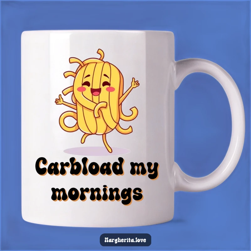 Funny Pasta Dance Mug: Hilarious Carbo-Loading Gift for Food Lovers