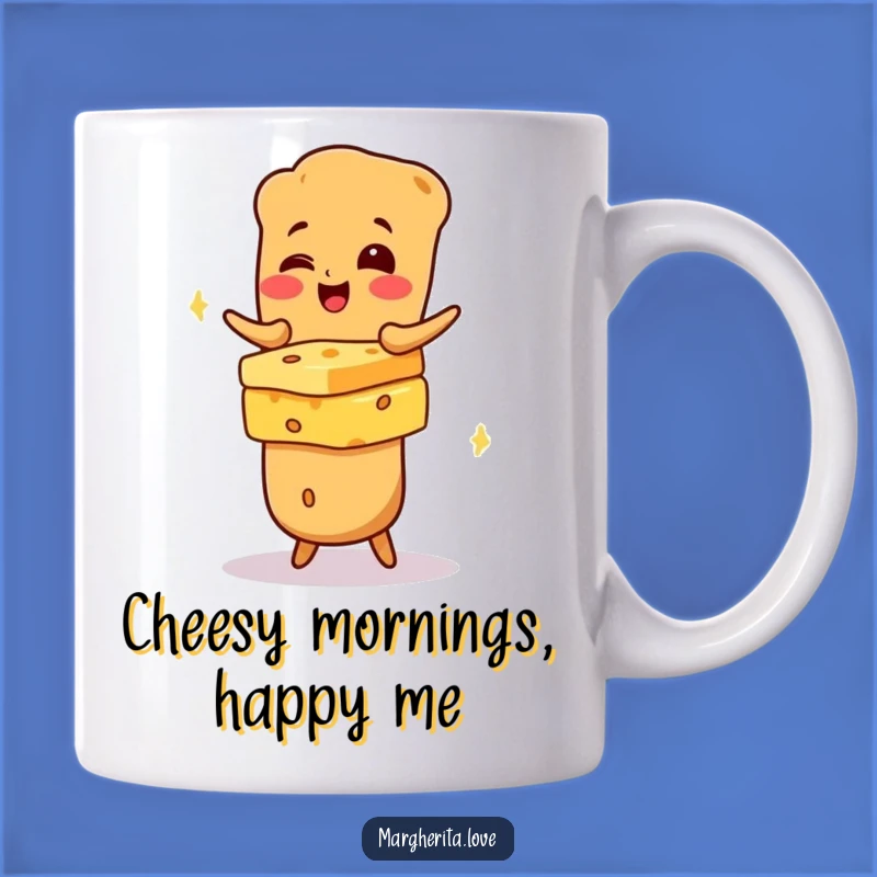 Funny Baguette Cheese Mug: Hilarious Gift for Carb and Cheese Lovers