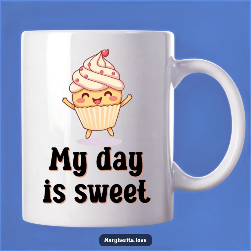 Funny Cupcake Bouncing Ball Mug - Sweet & Playful Gift for Treat Lovers