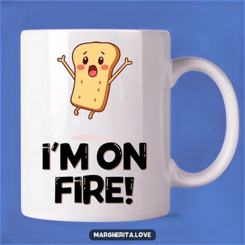 Funny Surprised Breadstick Mug - Hilarious Gift for Snack Lovers