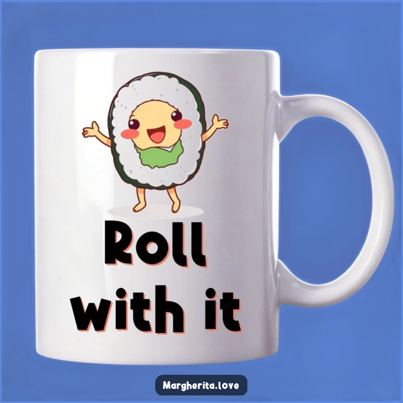 Funny Sushi Dancer Mug - Hilarious Foodie Gift for Sushi Lovers