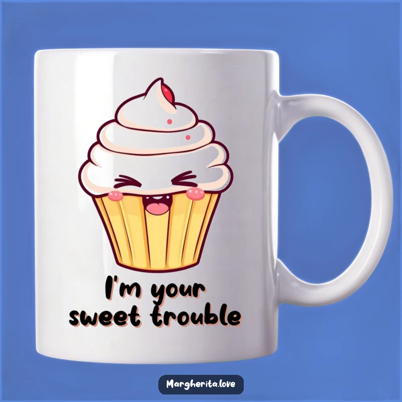 Funny Winking Cupcake Mug: A Sweet & Sassy Treat Perfect for Coffee Lovers