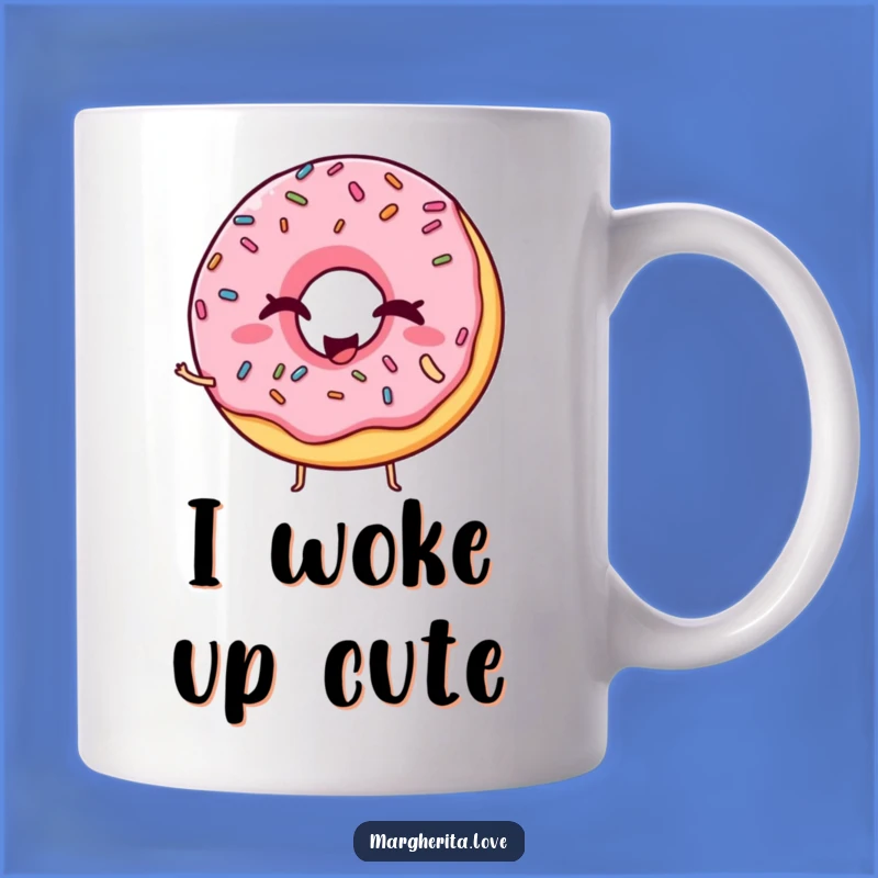 Funny Winking Donut Mug - Silly & Sweet Gift for Treat Enthusiasts