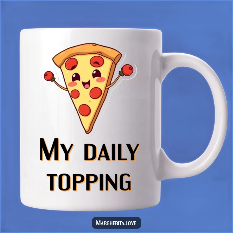 Funny Pizza Juggling Pepperoni Mug - Deliciously Hilarious Gift!
