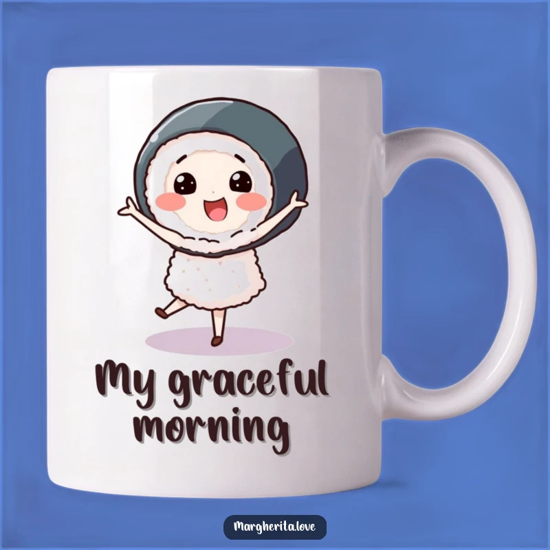 Funny Sushi Pirouette Mug: A Graceful & Hilarious Gift