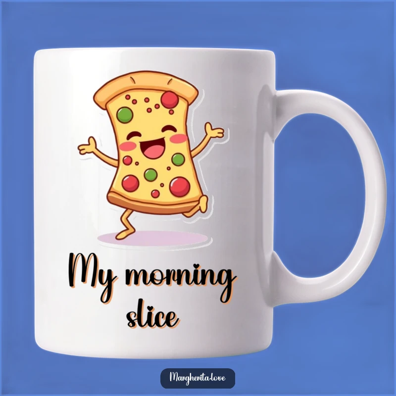 Funny Pizza Dance Mug: Joyful Slice Action, Perfect Gift for Food Lovers