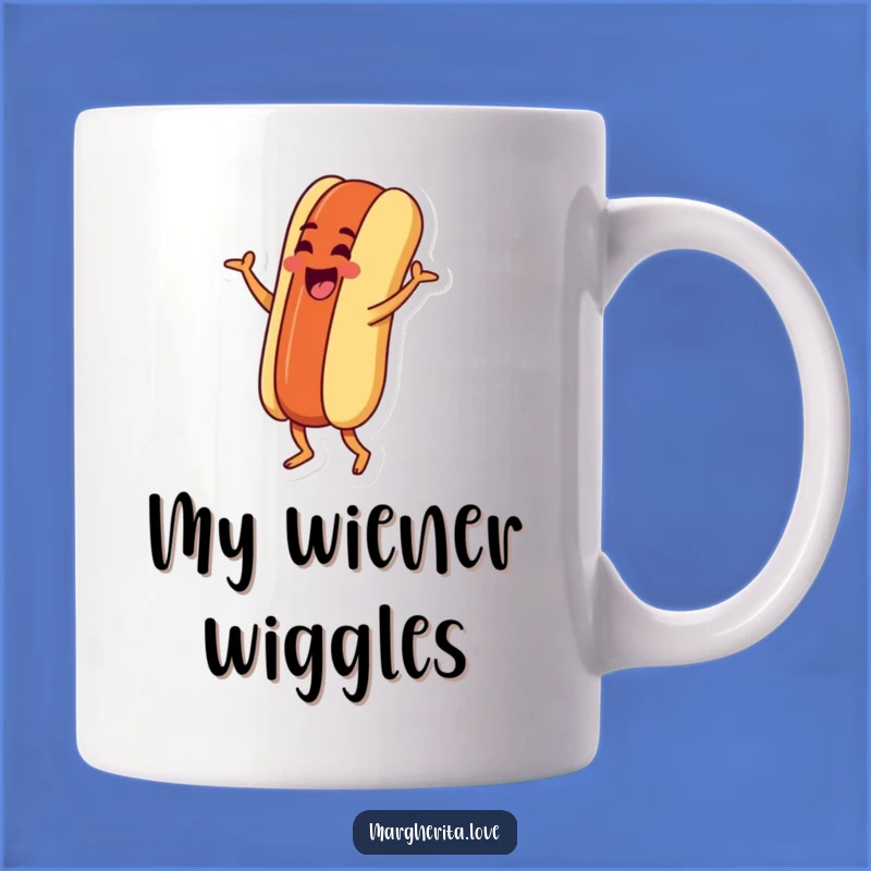 Funny Hot Dog Jig Mug: Goofy Food Character, Perfect Funny Gift for Laughs