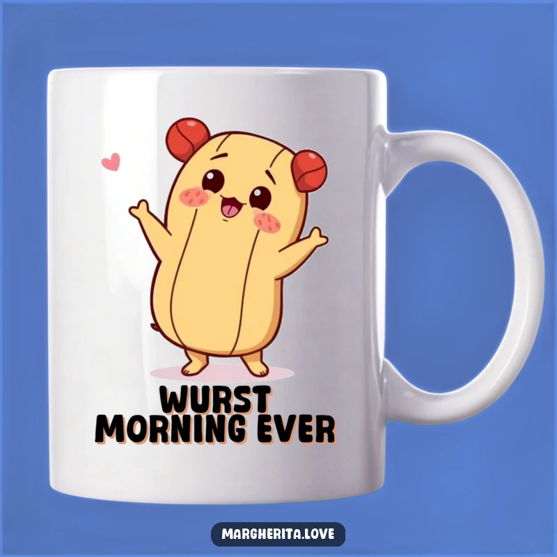Funny Hot Dog Shimmy Mug, A Hilarious Treat for Foodie Fun Lovers