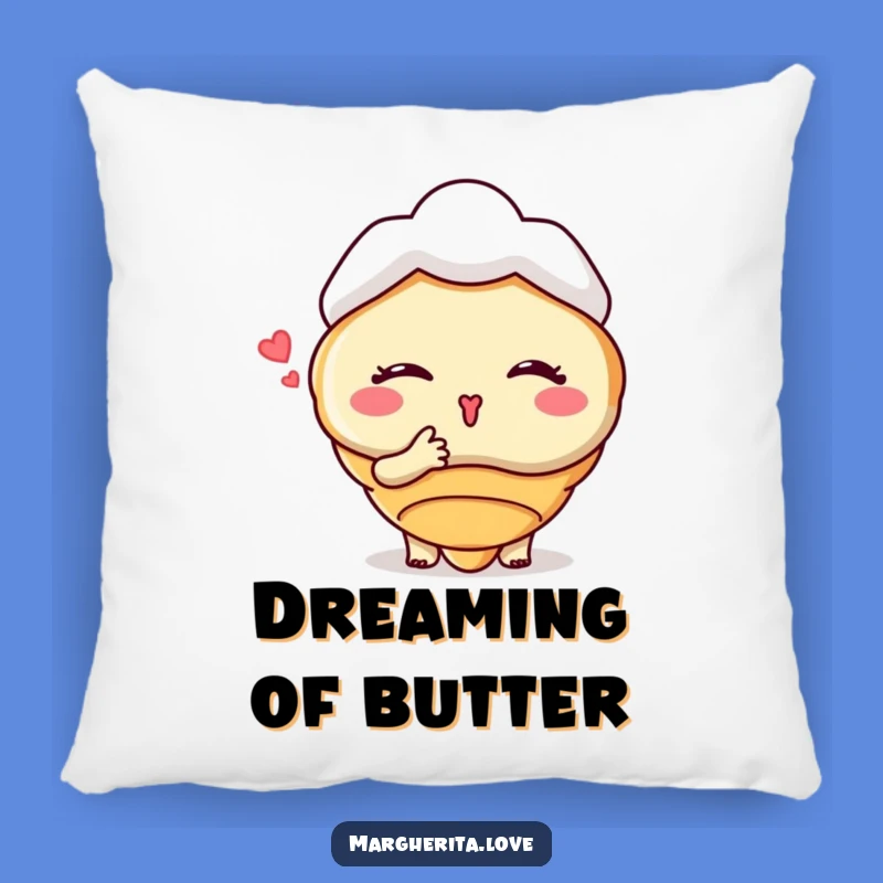 Funny Croissant Kiss Pillow: Soft Pastry Character, Adorable Funny Gift