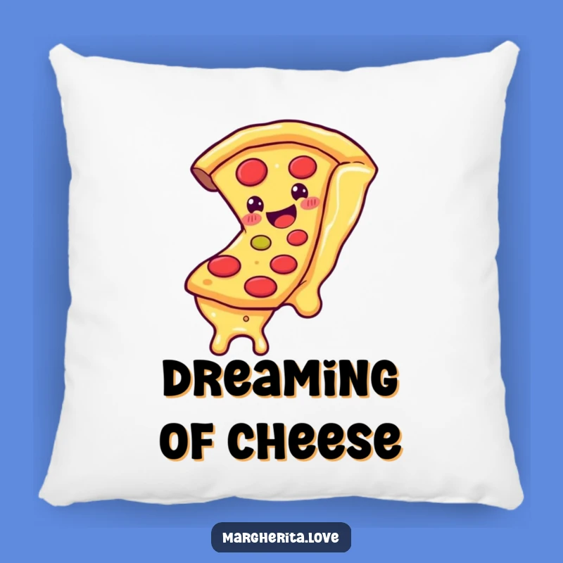 Cozy Funny Pizza Slice Cheese Slide Pillow - Snuggle Up with Laughs