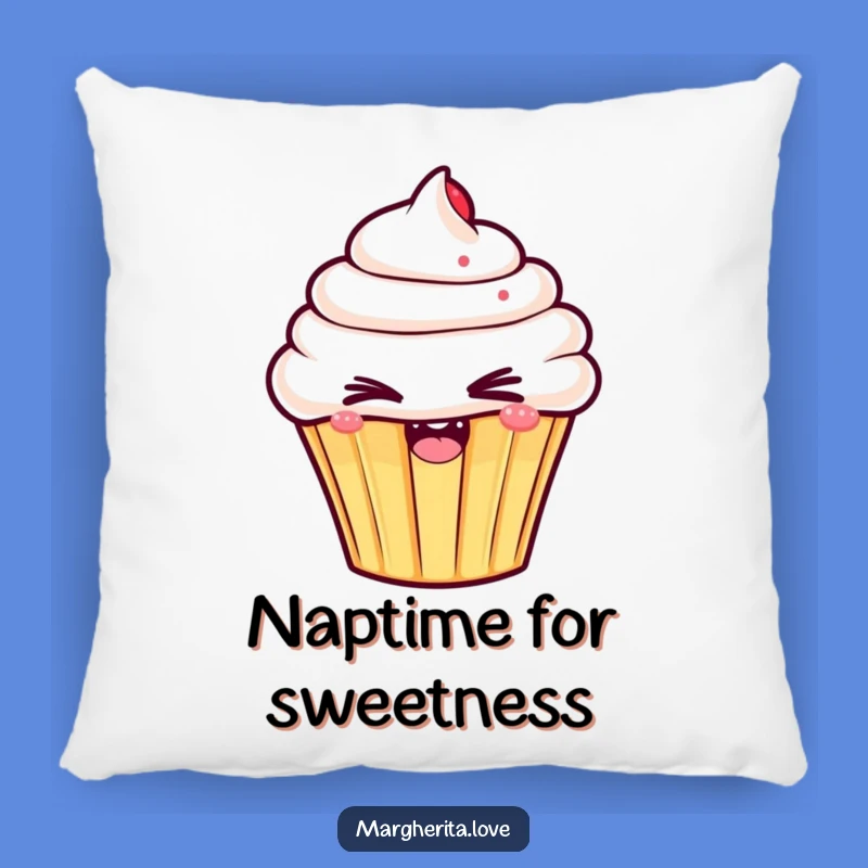 Funny Cupcake Pillow: Cuddle Up with Sweet Mischief and Comfort