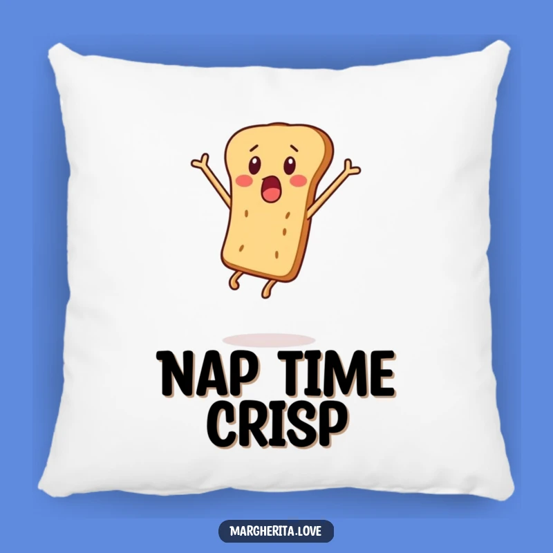 Funny Surprised Breadstick Pillow - Comfy & Hilarious Decor