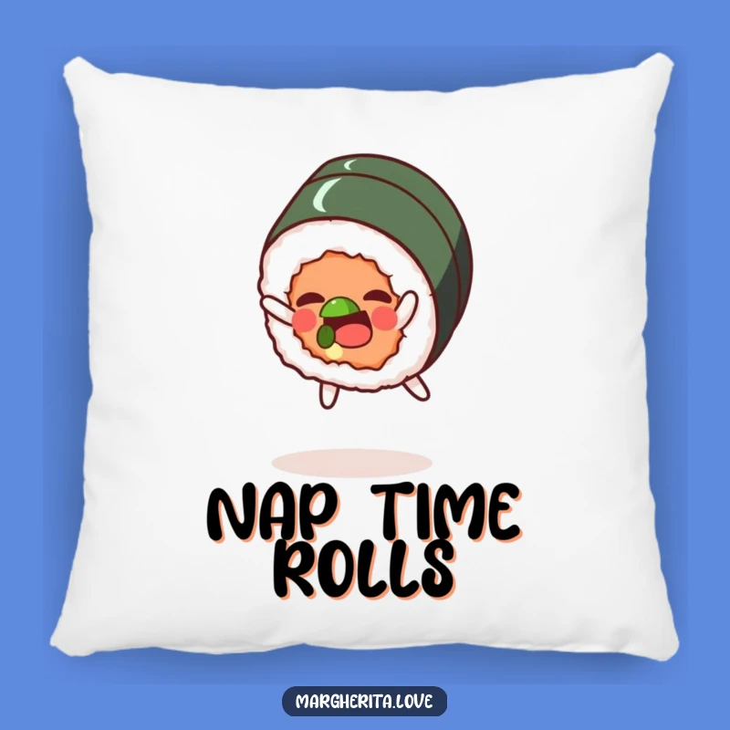 Funny Sushi Sombersault Pillow: Cozy Comfort with a Side of Laughs