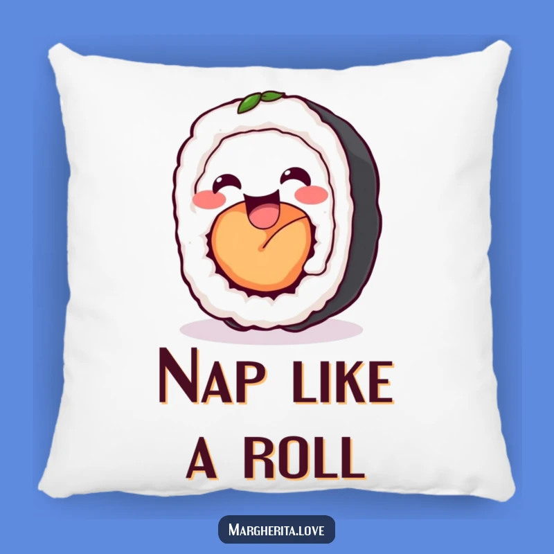 Funny Sushi Roll Wiggle Pillow: Cuddle Up with Happiness and This Adorable Foodie Friend!