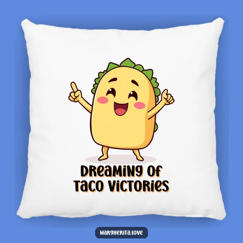Soft Funny Dancing Taco Pillow - Comfy & Festive Accent!