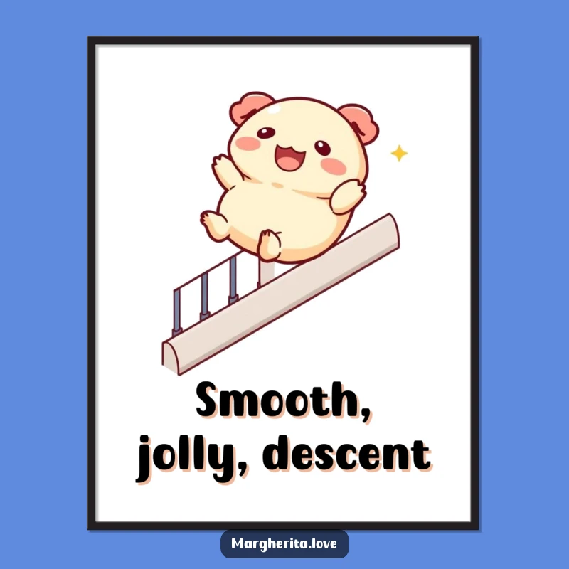 Funny Dumpling Sliding Digital Art: Instant Joy for Your Space