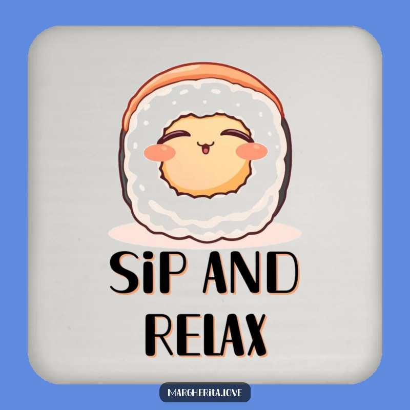 Funny Contented Sushi Roll Coaster: Protect Surfaces with Serene Style!
