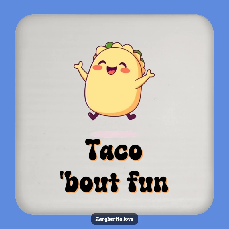 Funny Happy Taco Jump Coaster: Protect Surfaces with Fiesta Style!