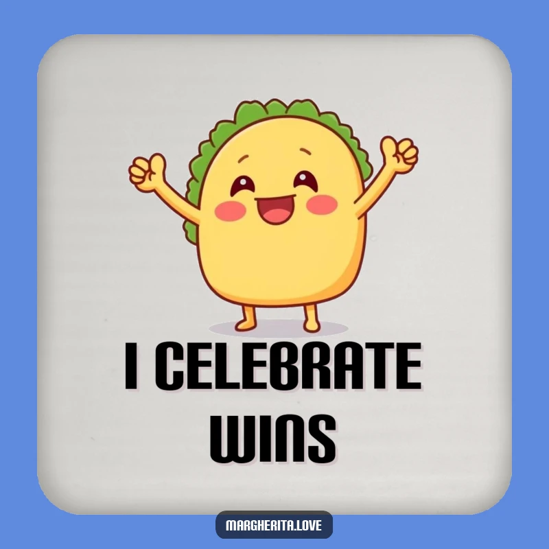 Funny Taco Dance Coaster Set - Protect Surfaces with Fiesta Fun