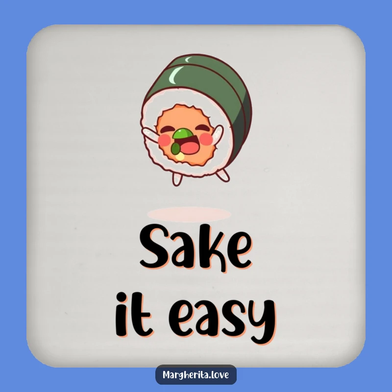 Funny Sushi Sombersault Coasters: Protect Surfaces with Playful Charm