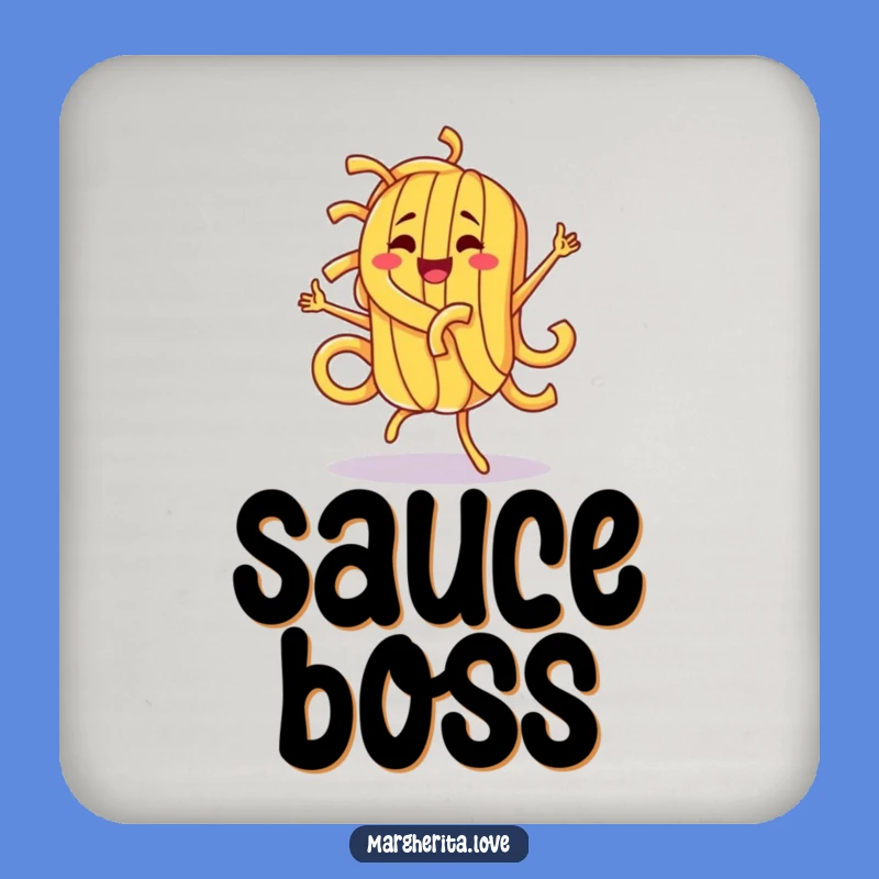Funny Pasta Dance Coaster Set: Protect Surfaces with Pizzazz