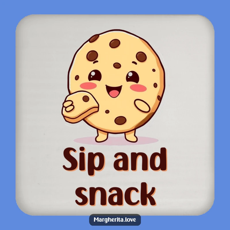 Funny Cookie Character Coaster - Protect Surfaces with Sweetness Gift
