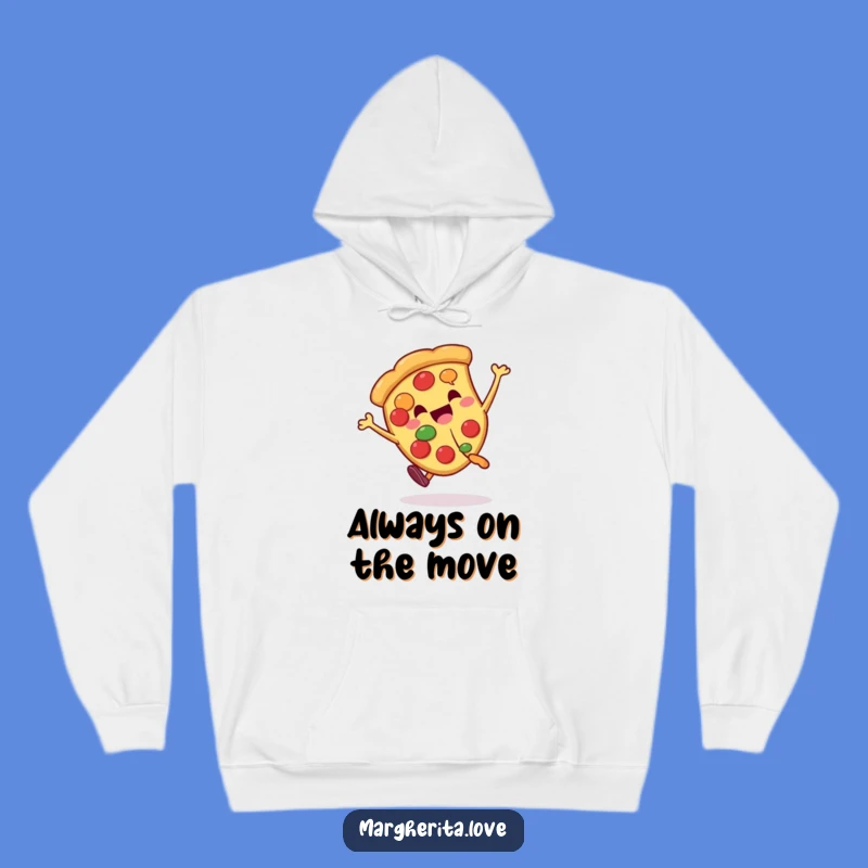 Cozy Funny Pizza Cartwheel Hoodie: Stay Warm with Foodie Fun