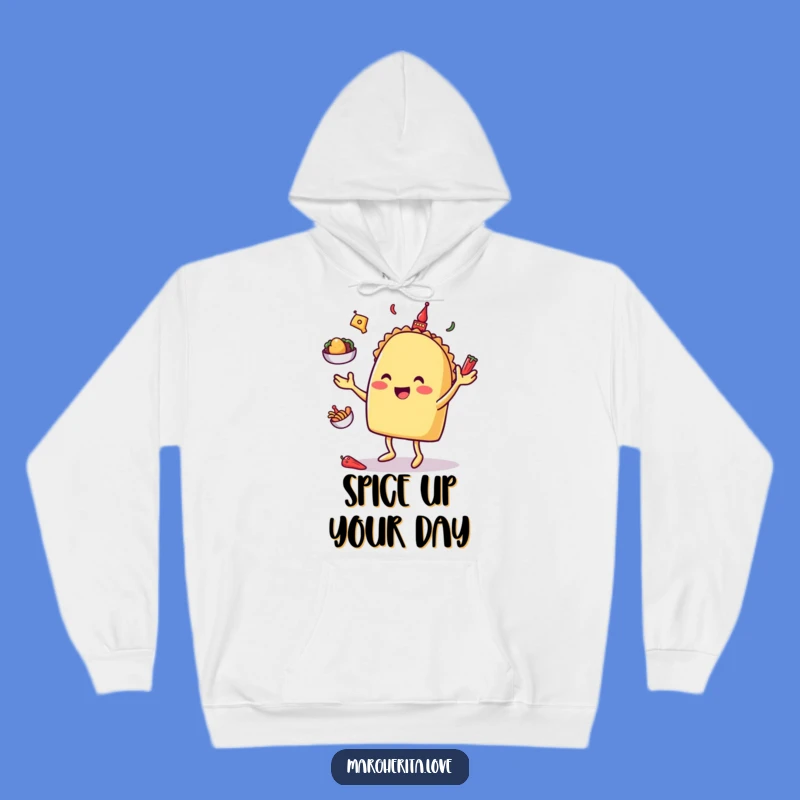 Cozy Funny Taco Juggling Hoodie: Stay Warm with Fiesta Vibes