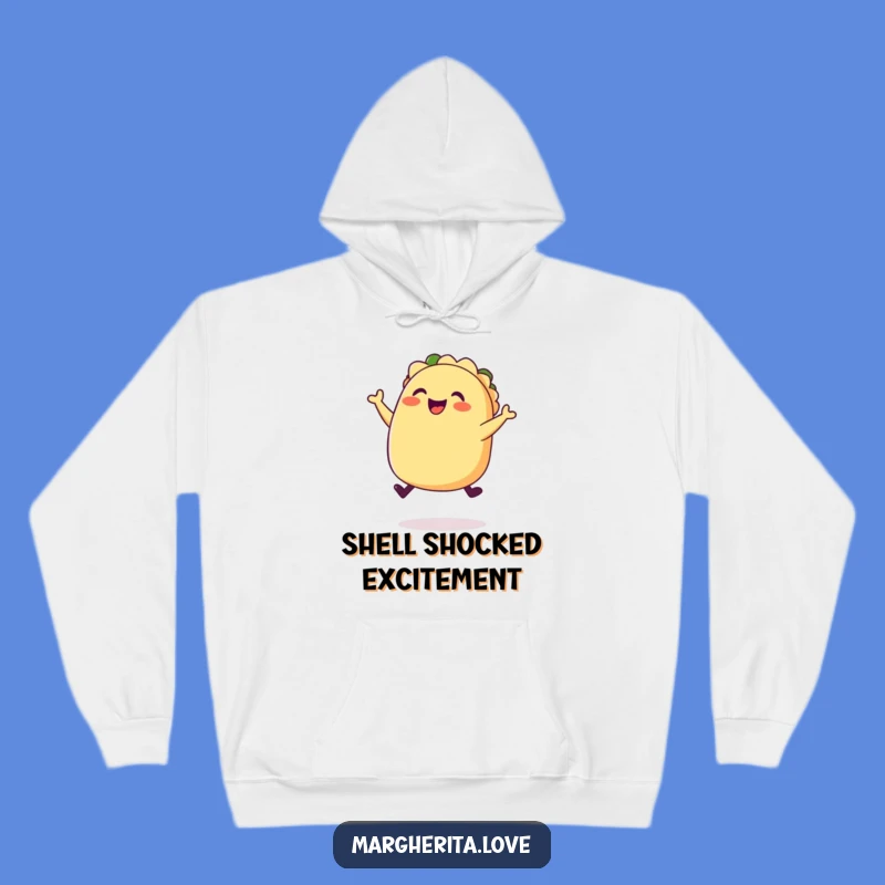 Funny Happy Taco Jump Hoodie: Stay Cozy with Fiesta Vibes!