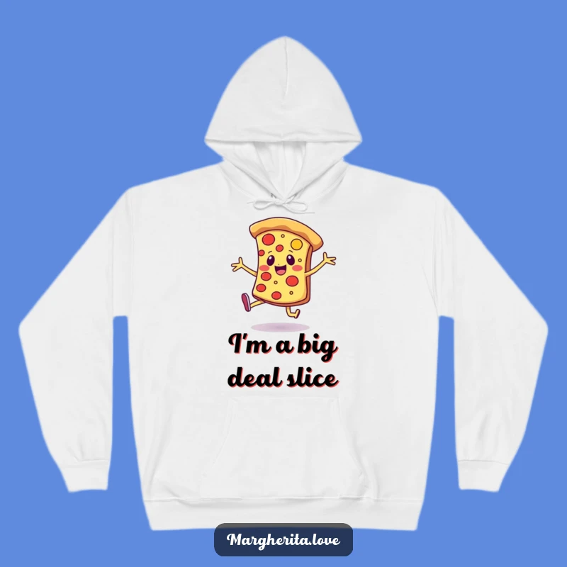 Funny Pizza Dance Hoodie - Cozy & Cheerful Dancing Slice Sweatshirt