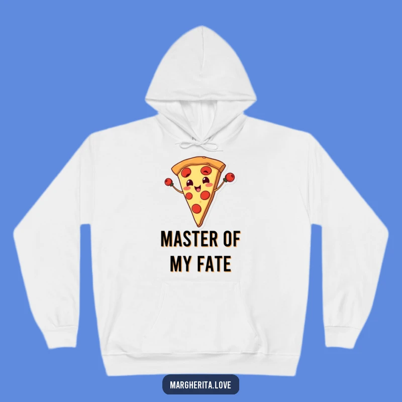 Funny Pizza Juggling Pepperoni Hoodie - Warm & Deliciously Amusing!