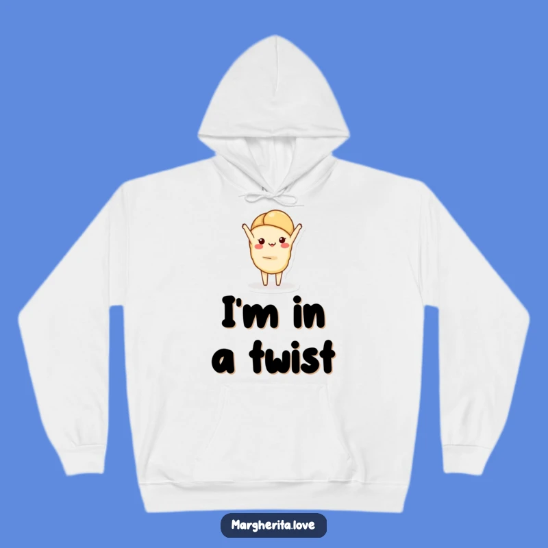 Funny Croissant Handstand Hoodie: Cozy Up with French Pastry Fun