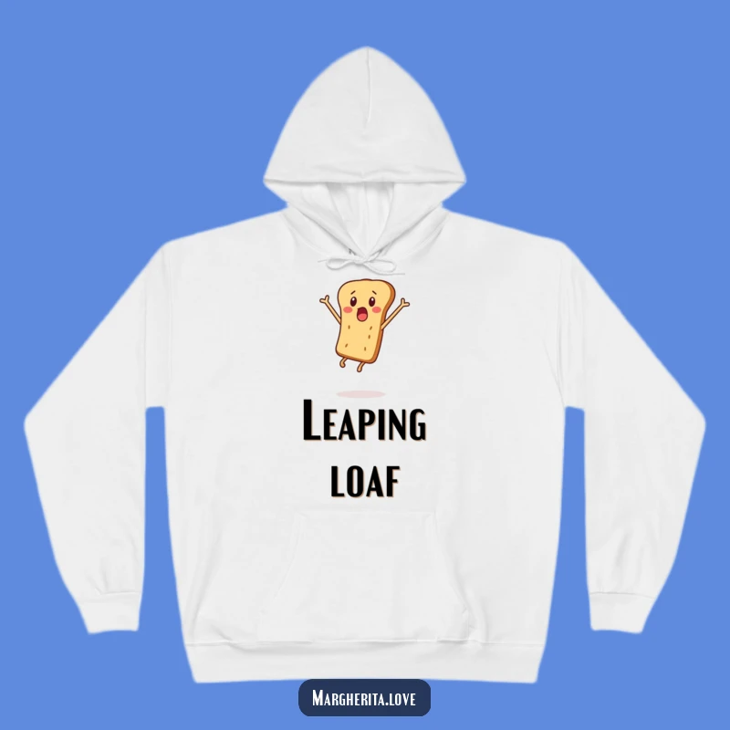 Funny Surprised Breadstick Hoodie - Cozy & Comical Snack Gear