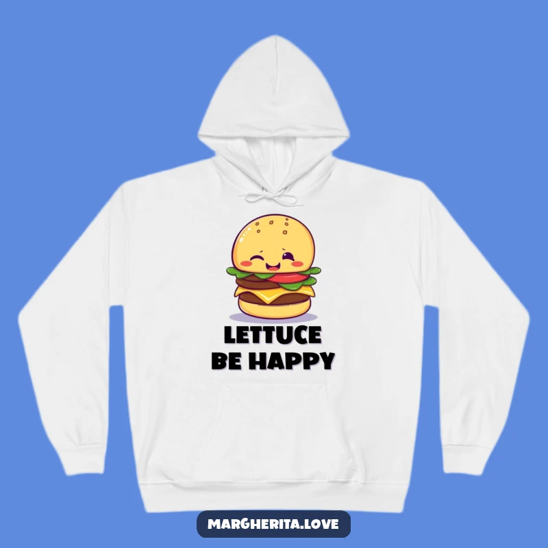 Funny Cheeseburger Wink Hoodie: Cozy Up with Warmth and This Hilarious Foodie Favorite!