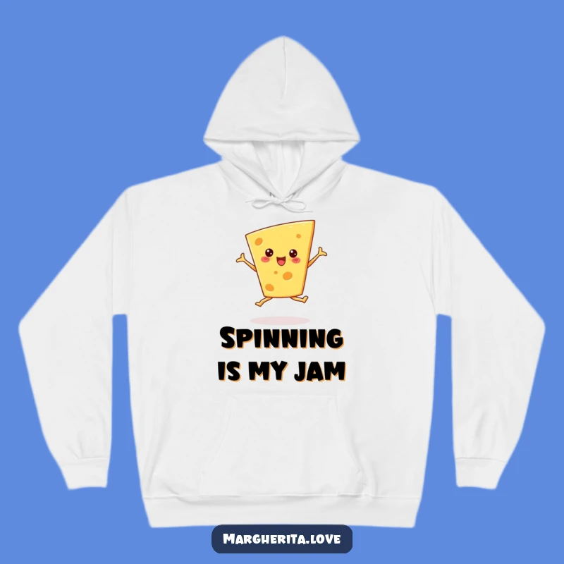 Funny Cheese Pirouette Hoodie: Cozy Up with a Cheesy Dance