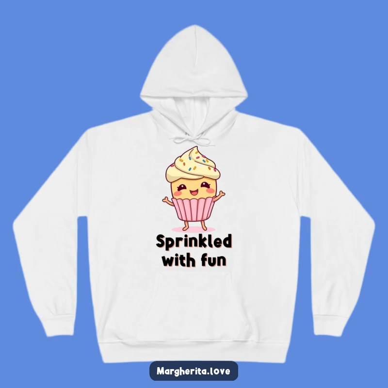 Funny Giggling Cupcake Hoodie: Cozy Up With This Sprinkled Sweatshirt Gift