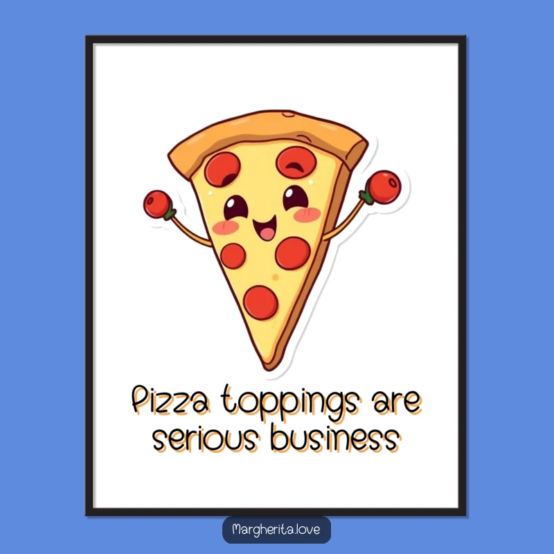 Free Printable Wall Art: Juggling Pizza, Funky Downloadable Art