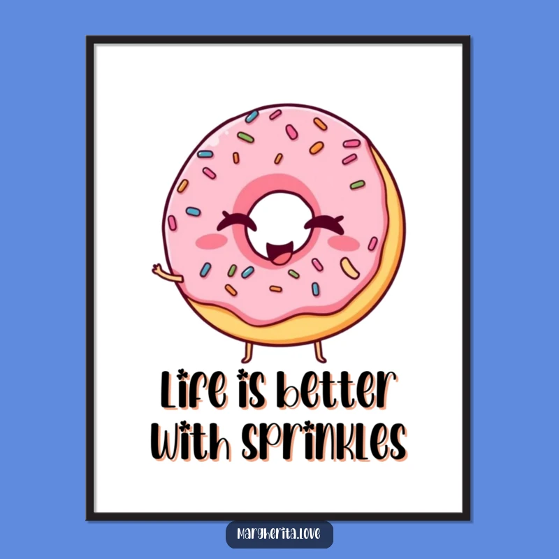 Free Printable Donut Wall Art: Witty Downloadable Decor for Sweet Vibes