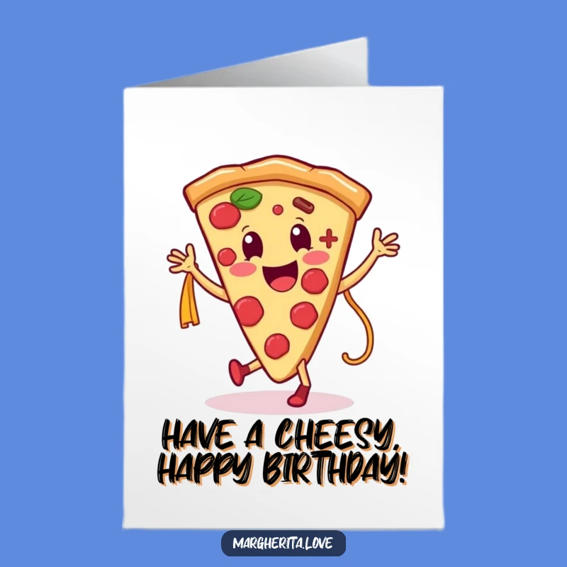 Free Printable Pizza & Pasta Birthday Card - Funny Downloadable Gift
