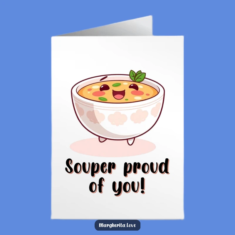 Free Printable Congrats Card: Skipping Soup Funny Downloadable Gift