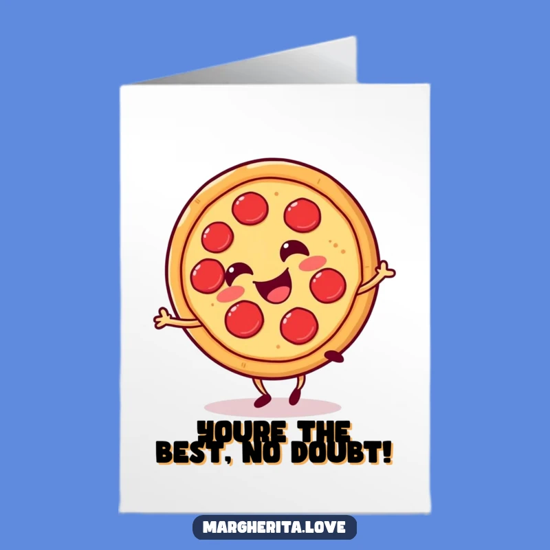 Free Printable Thank You Card: Pizza Cartwheel, Fun Downloadable